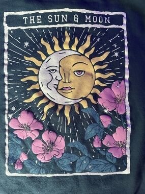 Fifth Sun Navy Celestial ⭐️ Sun 🌞 Moon 🌙 Sweatshirt